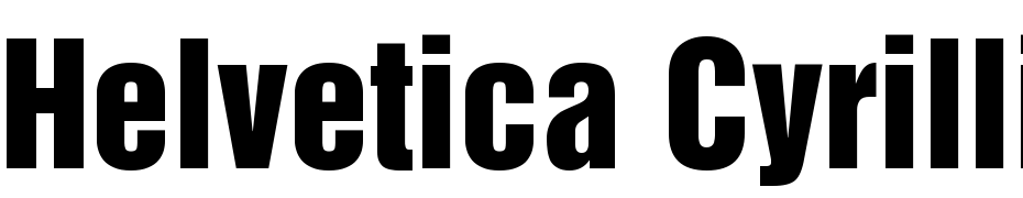 Helvetica Inserat Cyrillic Upright Yazı tipi ücretsiz indir